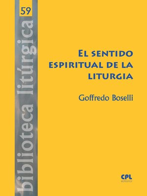 cover image of El sentido espiritual de la liturgia
